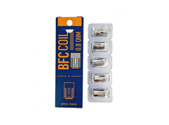 Pack de 5 resistances BFC 0,8ohm Joyetech
