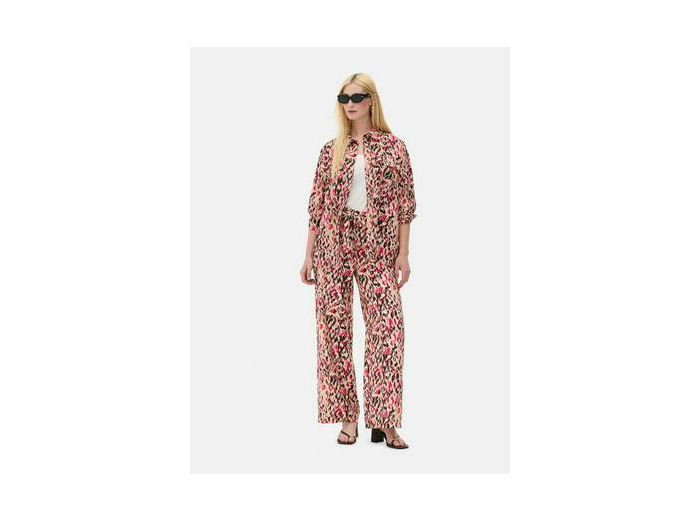 Chemise utilitaire à motif abstrait