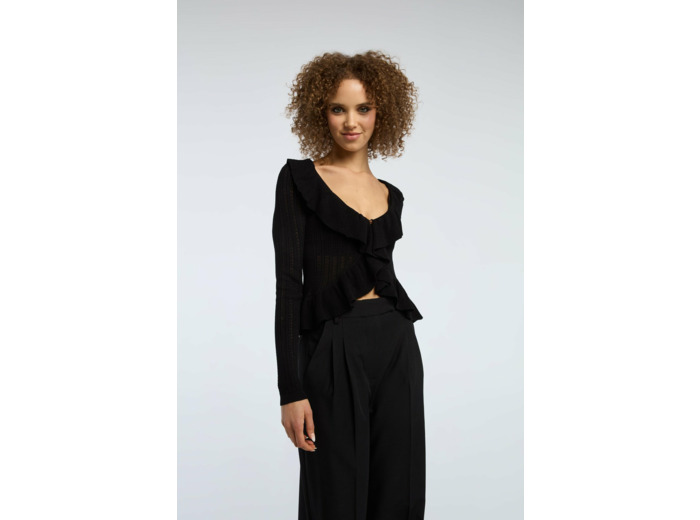 Gilet en pointelle