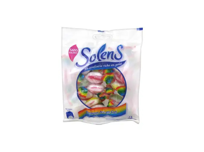 Solens Tendre Enfance Bonbon Arc En Ciel Tutti Frutti Sach/100g