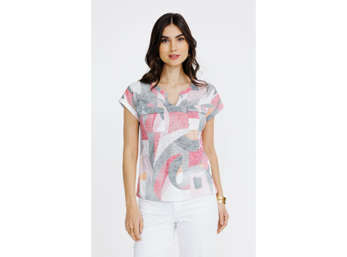 Tee-shirt imprimé manches courtes