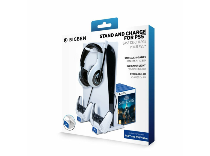 Stand & Charge Ps5 Compatible Ps5 Slim