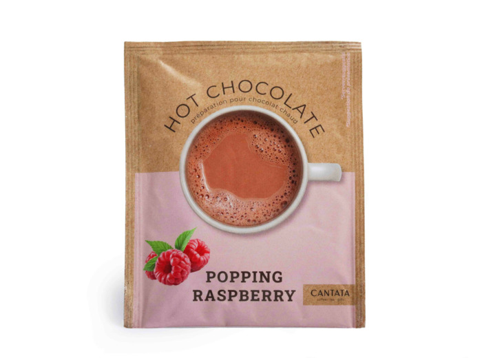 Sachet chocolat en poudre aromatisé «framboise» 28g