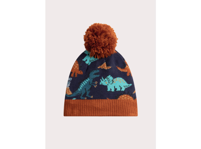 Bonnet à motif dinosaures pour garçon