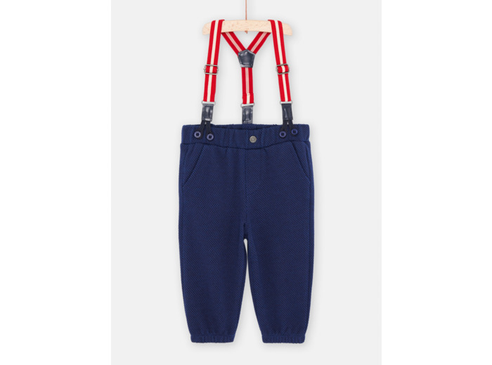 Pantalon chaud à bretelles pour bébé garçon