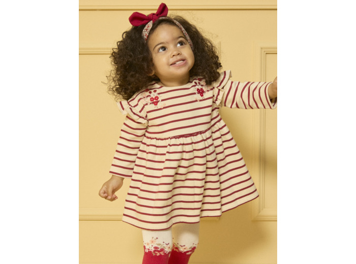 Robe rayée