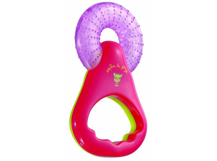 Anneau de dentition fraîcheur sophie Rose (avec gel réfrigérant)