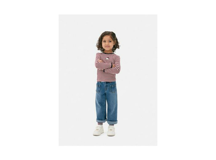 1,5–8 ans | T-shirt rayé Hello Kitty