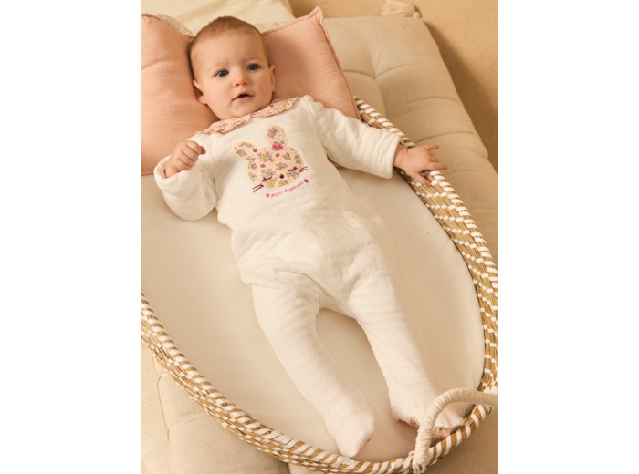 Grenouillère en tubique lapin