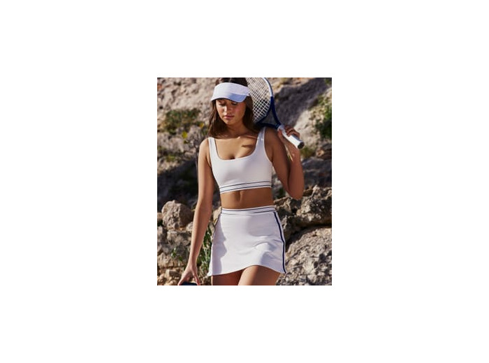 Brassière de sport en microfibre