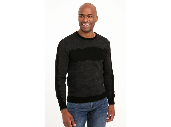 Pull Col Rond Noir