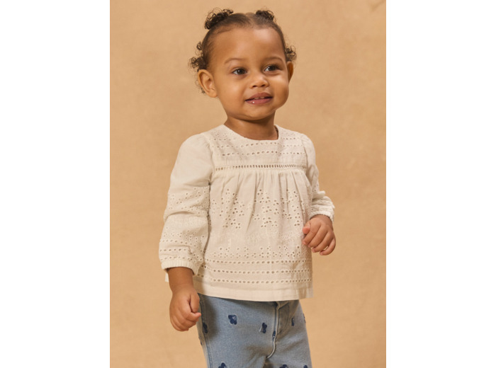 Blouse brodée