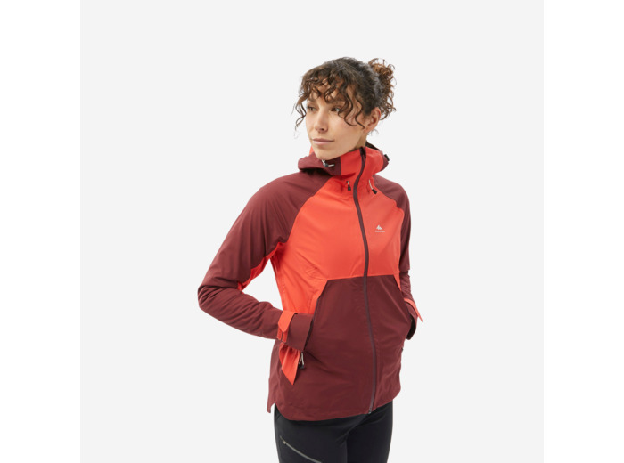 Veste imperméable de randonnée montagne - mh500 - femme
