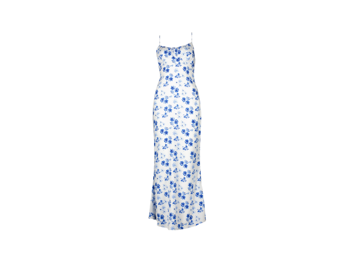 Robe midi en viscose