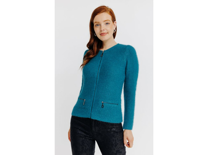 Cardigan Maille Fluffy