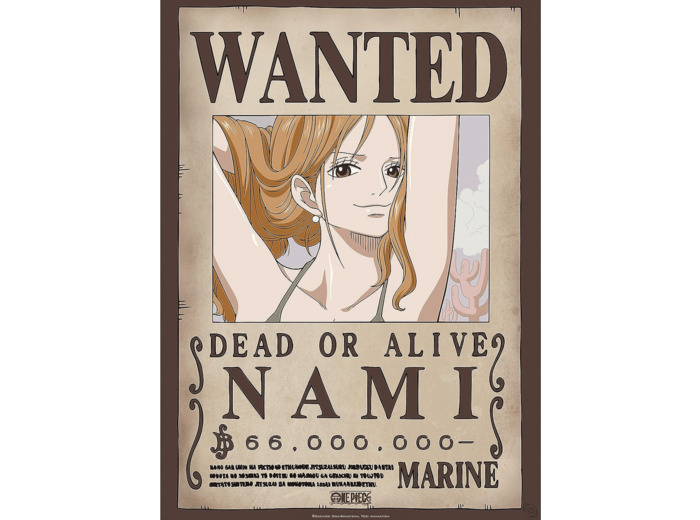 GBEye - ONE PIECE Poster Wanted Nami (52x38cm)