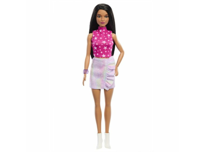 Barbie - poupée fashsionista avec top étoiles