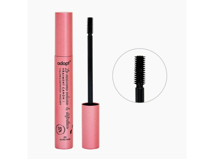 Mini mascara avec maxi brosse - Ultra noir