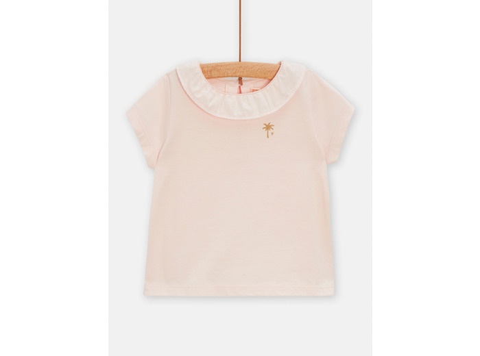 Brassière rose unie pour bébé fille