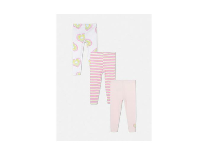 Lot de 3 leggings variés à taille stretch