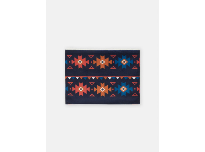 Snood bleu nuit à motif aztèque pour garçon