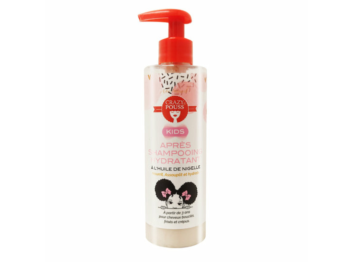 Après-Shampooing Hydratant à l’Huile de Nigelle-Crazy Pouss Kids