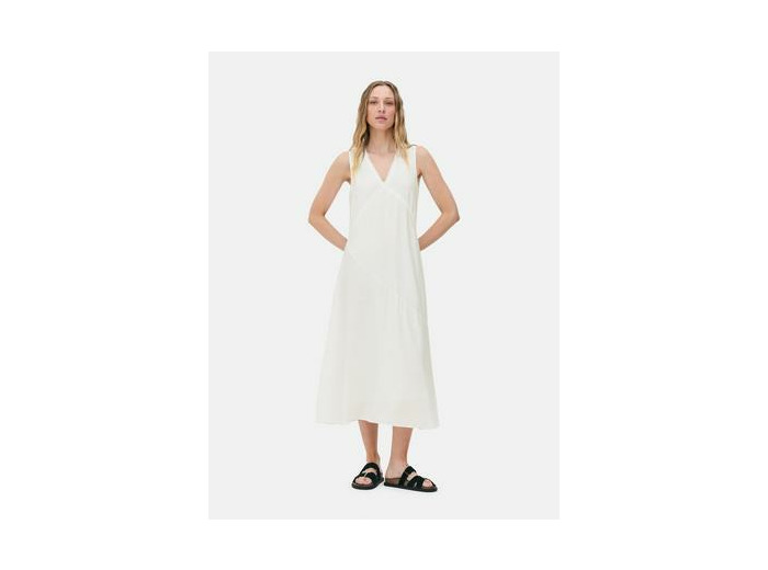 Robe mi-longue à col en V The Edit