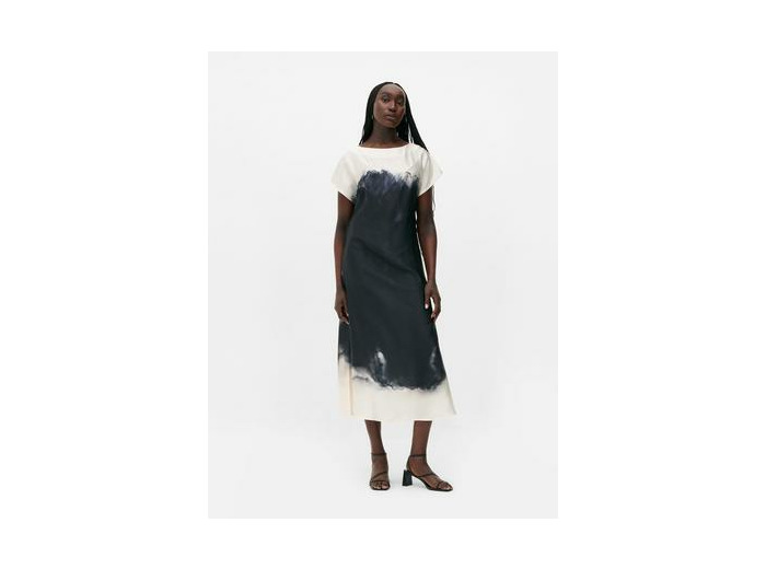 Robe mi-longue teinte The Edit