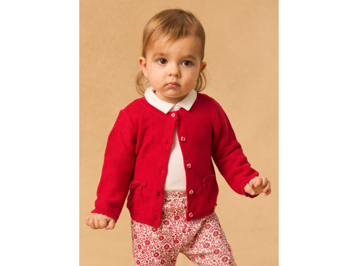 Cardigan noeuds