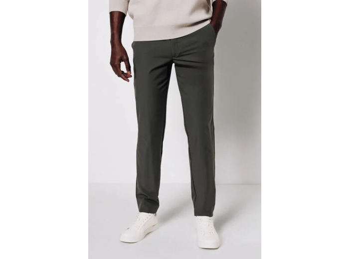 Pantalon de costume slim Performance by JULES - Vert kaki