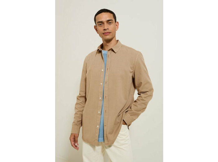 Chemise en coton tencel - Beige