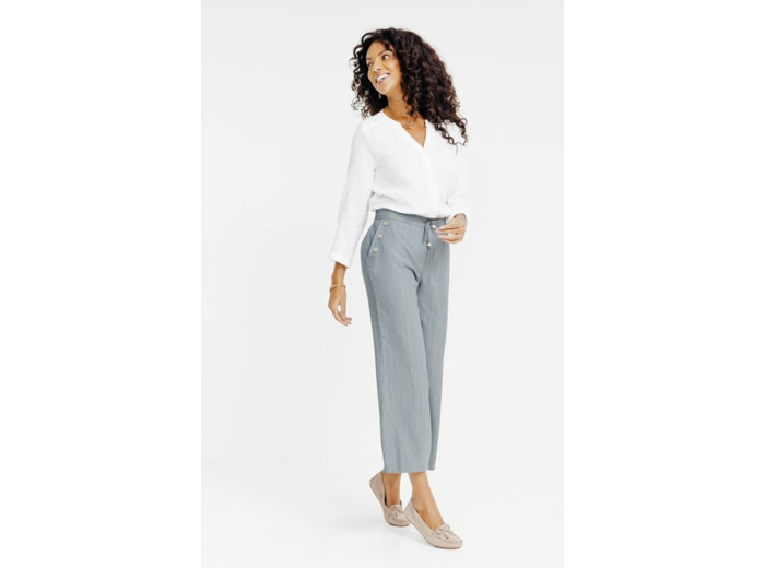 Pantalon fluide plissé très large