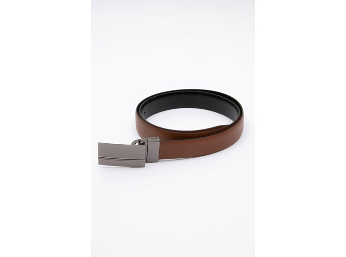 Ceinture en cuir homme à plaque