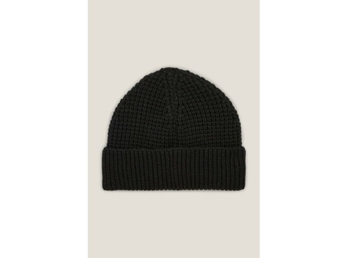 Bonnet en maille intérieur polaire - Vert kaki