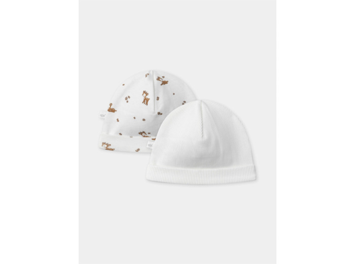 Lot de 2 bonnets de naissance