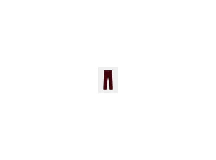Pantalon en velours bordeaux pour garçon