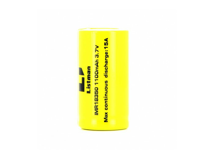 Accu 9A 18350 1100mah Listman