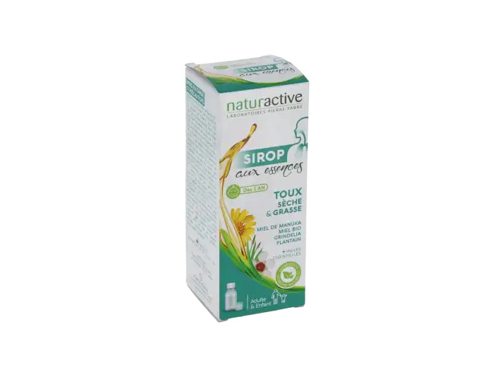Naturactive Sirop Aux Essences Toux Sèche & Grasse 120ml
