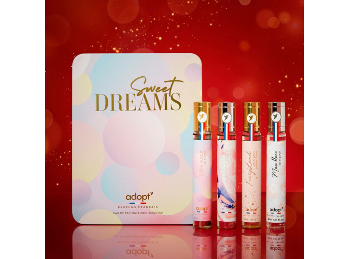 Coffret métal 4 eaux de parfums Little Sugar 30 ml