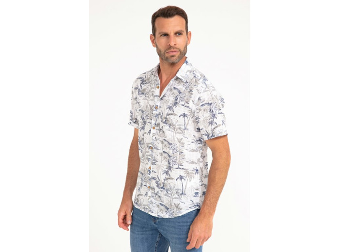 Chemise Manches Courtes Costa White