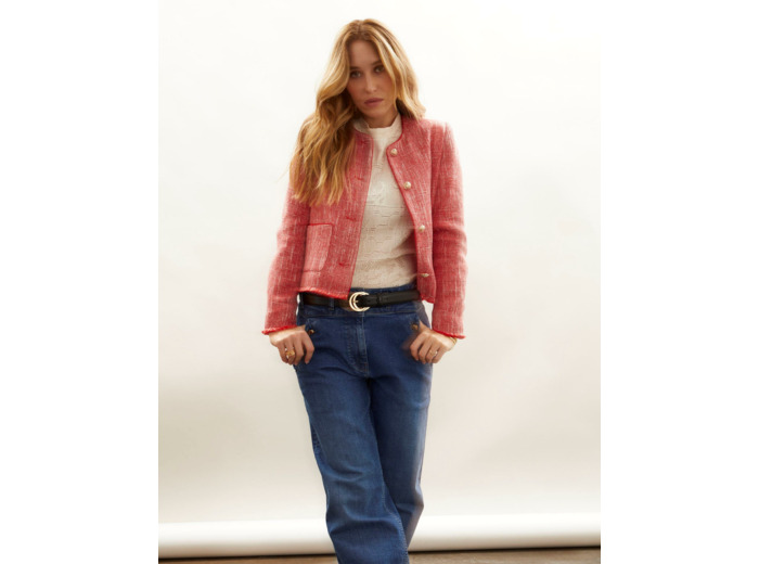 Veste en tweed ROUGE Femme