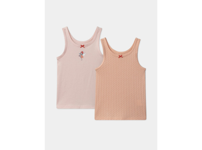 Lot de 2 débardeurs Fraise
