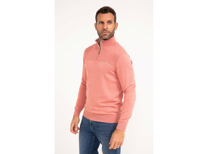 Pull col montant uni Contrast