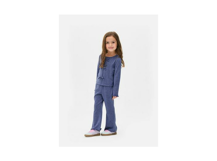 Ensemble t-shirt à nœud et legging évasé