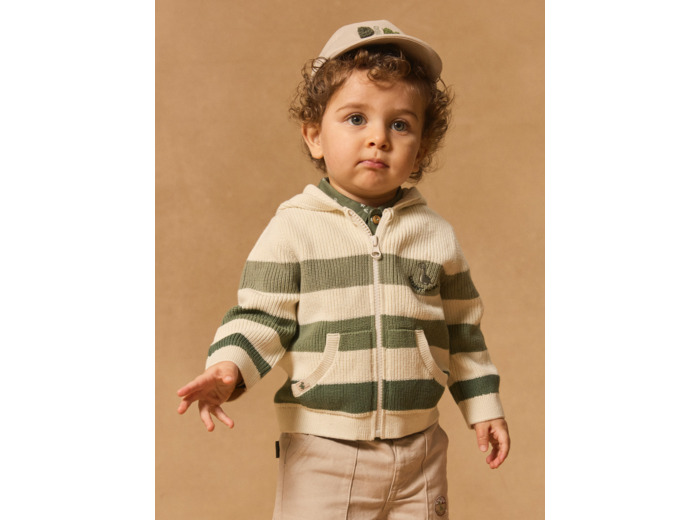Gilet rayé