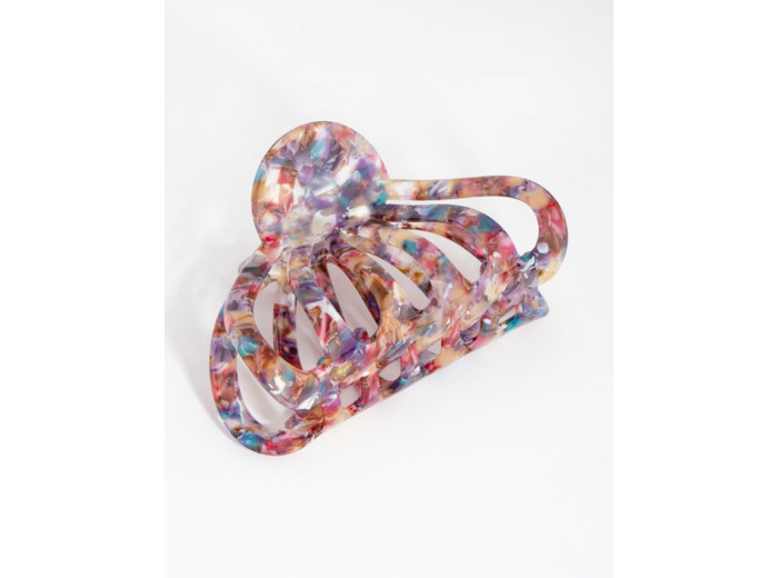 Rainbow Round Cut Out Claw