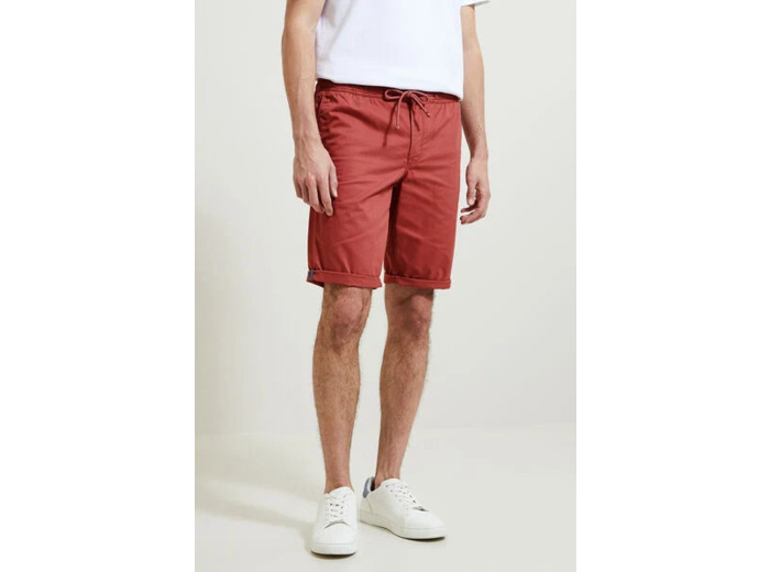 Bermuda chino uni - Rose