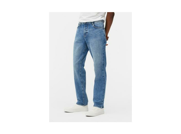 Jean droit taille mi-haute