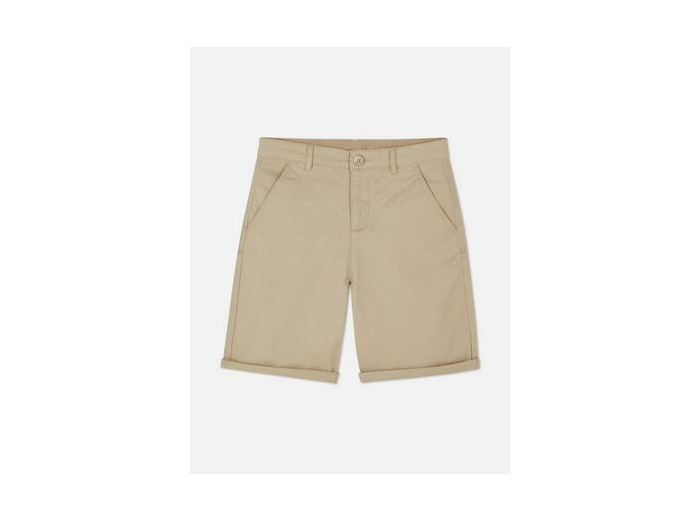 Short chino à revers pour ado