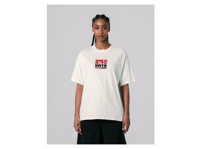 T shirt Jennyfer x SAKAMOTO's oversize sable